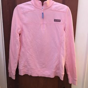 Girls Vineyard Vines Quarter-Zip Top
